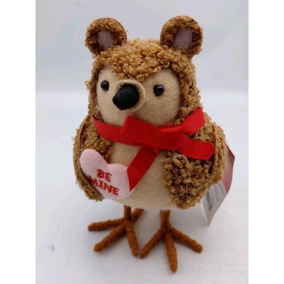 Spritz Valentines Decoration Figure Featherly Friends Buttons - Picture 1 of 5